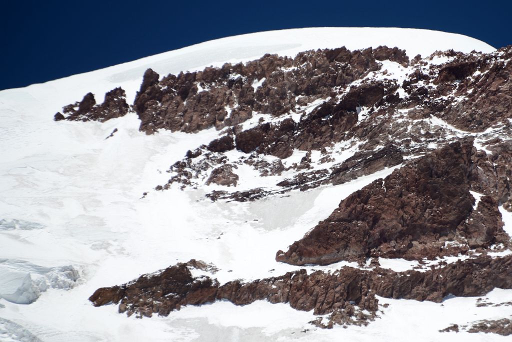 15 Aconcagua East Face And Polish Glacier Close Up From The Ameghino Col 5370m On The Way To Aconcagua Camp 2